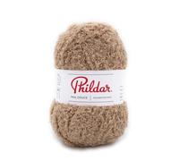 Phildar - Pelote de Laine Phil Douce - Laine à Crocheter et à Tricoter - 100% POLYESTER - Aiguille n°5 - Couleur BLANC