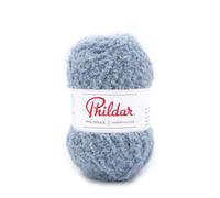 Phildar - Pelote de laine Phil Douce - 100% polyester - Aiguille n°5 - Couleur azur