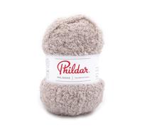 Phildar - Pelote de Laine Phil Douce - Laine à Tricoter - 100% Polyester - Aiguille n°5 - Couleur Grege
