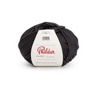 Phildar - Pelote de Laine Phil Extra - Laine à Tricoter - 68% COTON,32% POLYAMIDE - Aiguille n°5 - Couleur NOIR