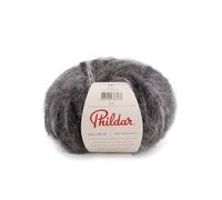Phildar - Pelote de Laine Phil Felin - Laine à Tricoter - 24% POLYAMIDE,2% ELASTHANNE,26% KID MOHAIR,48% LAINE (MERINOS) - Aiguille n°6 - Couleur ZEBRE