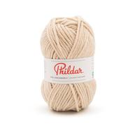 Phildar - Pelote de Laine Phil Imaginaire 6 - Laine à Crocheter et à Tricoter - 50% LAINE,50% ACRYLIQUE - Aiguille n°6 - Couleur BLANC