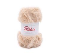 Phildar - Pelote de Laine Phil Inuit - Laine à Crocheter et à Tricoter - 100% POLYESTER - Aiguille n°8 - Couleur BLANC