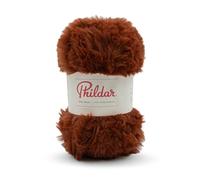 Phildar - Pelote de Laine Phil Inuit - Laine à Crocheter et à Tricoter - 100% POLYESTER - Aiguille n°8 - Couleur MARRON