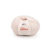 Phildar - Pelote de Laine Phil Irise Alpaga - Laine à Crocheter et à Tricoter - 70% VISCOSE,30% BABY ALPAGA - Aiguille n°6 - Couleur BLANC