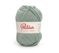 Phildar - Pelote de Laine Phil Lambswool - Laine à Tricoter - 49% ACRYLIQUE,51% LAINE D'AGNEAU - Aiguille n°3 - Couleur TILLEUL