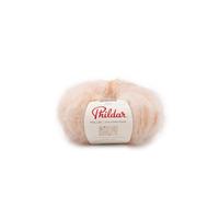 Phildar - Pelote de Laine Phil Léo - Laine à Tricoter - 71% Mohair,10% Laine,17% Polyamide,2% élasthanne - Aiguille n°6 - Couleur Naturel