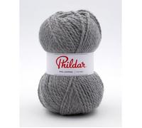 Phildar - Pelote de Laine PHIL LOOPING de 100g - Laine à Tricoter - 80% ACRYLIQUE,20% LAINE - Aiguille n°6 - Couleur FLANELLE