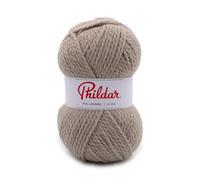 Phildar - Pelote de Laine Phil LOOPING - Laine à Tricoter - 20% Laine,80% Acrylique - Aiguille n°6 - Couleur Lin