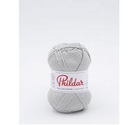 Phildar - Pelote de Laine Phil Love Cotton - Laine à Tricoter - 100% Coton - Aiguille n°3.5 - Couleur Perle