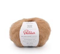 Phildar - Pelote de Laine Phil Lovely Mohair - Laine à Tricoter - 30% Mohair,70% Acrylique - Aiguille n°8 - Couleur Naturel