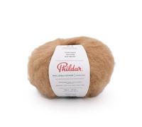 Phildar - Pelote de Laine Phil Lovely Mohair - Laine à Tricoter - 30% Mohair,70% Acrylique - Aiguille n°8 - Couleur Naturel