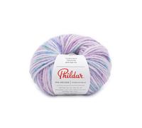 Phildar - Pelote de Laine Phil Melodie - Laine à Tricoter - 10% alpaga,50% Laine,40% Acrylique - Aiguille n°6 - Couleur Parme