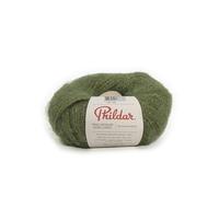 Phildar - Pelote de Laine Phil Mohair Soie Lurex - Laine à Tricoter - 14% SOIE,4% POLYAMIDE,78% KID MOHAIR,4% POLYESTER METALLISE - Aiguille n°5 - Couleur OLIVE