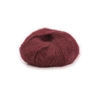 Phildar - Pelote de Laine Phil Mohair Soie Lurex - Laine à Tricoter - 14% SOIE,4% POLYAMIDE,78% KID MOHAIR,4% POLYESTER METALLISE - Aiguille n°5 - Couleur GRENAT