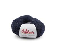 Phildar - Pelote de Laine Phil Mohair Soie Lurex - Laine à Tricoter - 14% SOIE,4% POLYAMIDE,78% KID MOHAIR,4% POLYESTER METALLISE - Aiguille n°5 - Couleur CABAN