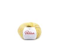 Phildar - Pelote de Laine Phil Nature de 50g - Laine à Tricoter - 48% Coton,24% Lin,28% Viscose - Aiguille n°3,5 - Couleur Anise
