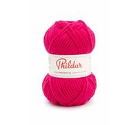Phildar - Pelote de Laine Phil Partner 3.5 - Laine à Crocheter et à Tricoter - 25% ACRYLIQUE,50% POLYAMIDE,25% LAINE PEIGNEE - Aiguille n°3.5 - Couleur ROSE