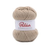 Phildar - Pelote de Laine Phil Partner 3.5 - Laine à Tricoter - 25% ACRYLIQUE,50% POLYAMIDE,25% LAINE PEIGNEE - Aiguille n°3.5 - Couleur SABLE