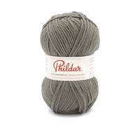 Phildar - Pelote de Laine Phil Partner 3.5 - Laine à Tricoter - 25% Acrylique,50% Polyamide,25% Laine peignée - Aiguille n°3.5 - Couleur Kaki Clair