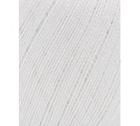 Phildar - Pelote de Laine Phil Perle 5 - Laine à Tricoter - 100% COTON - Aiguille n°2.5 - Couleur BLANC