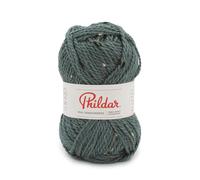 Phildar - Pelote de Laine Phil Randonnees - Laine à Crocheter et à Tricoter - 40% LAINE,10% ALPAGA,5% VISCOSE,45% ACRYLIQUE - Aiguille n°4.5 - Couleur VERT