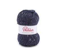 Phildar - Pelote de Laine Phil RANDONNEES - Laine à Tricoter - 10% alpaga,40% Laine,5% Viscose,45% Acrylique - Aiguille n°4.5 - Couleur Indigo