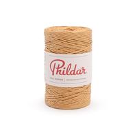 Phildar - Pelote de Laine Phil Raphia - Laine à Crocheter et à Tricoter - 100% PAPIER - Aiguille n°4 - Couleur BLANC