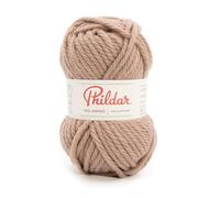 Phildar - Pelote de Laine Phil Rapido - Laine à Tricoter - 25% ACRYLIQUE,50% POLYAMIDE,25% LAINE PEIGNEE - Aiguille n°7 - Couleur PRALINE