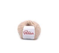 Phildar - Pelote de Laine Phil Romance - Laine à Crocheter et à Tricoter - 100% POLYAMIDE - Aiguille n°4 - Couleur BLANC