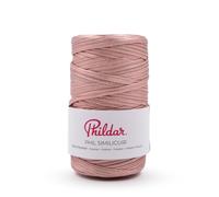 Phildar - Pelote de Laine Phil Similicuir - Laine à Crocheter et à Tricoter - 100% POLYESTER - Aiguille n°5 - Couleur ROSE