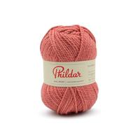 Phildar - Pelote de Laine Phil Sport - Laine à Tricoter - 49% ACRYLIQUE,51% LAINE PEIGNEE - Aiguille n°4 - Couleur ROSE DES SABLES