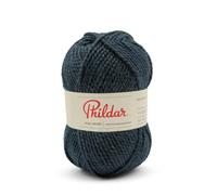 Phildar - Pelote de Laine Phil Sport - Laine à Tricoter - 51% Laine peignée,49% Acrylique - Aiguille n°4 - Couleur Vert Empire
