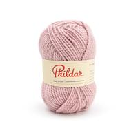 Phildar - Pelote de Laine Phil Sport - Laine à Tricoter - 51% Laine peignée,49% Acrylique - Aiguille n°4 - Couleur Porcelaine