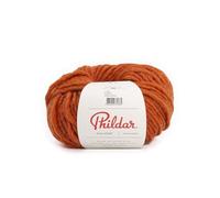 Phildar - Pelote de Laine Phil Start - Laine à Tricoter - 10% ALPAGA,40% ACRYLIQUE,50% LAINE VIERGE - Aiguille n°8 - Couleur PUMPKIN