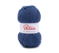 Phildar - Pelote de Laine Phil Super Baby - Laine à Tricoter - 30% Laine,70% Acrylique - Aiguille n°3 - Couleur AVIATEUR