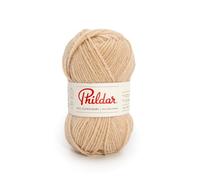 Phildar - Pelote de Laine Phil Super Baby - Laine à Tricoter - 70% ACRYLIQUE,30% LAINE D'AGNEAU - Aiguille n°3 - Couleur BICHE