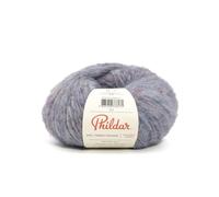 Phildar - Pelote de Laine Phil Tweed Mohair - Laine à Tricoter - 31% Baby alpaga,31% Mohair,13% Coton,20% Polyamide,5% Polyester Metallise - Aiguille n°4.5 - Couleur Glacier