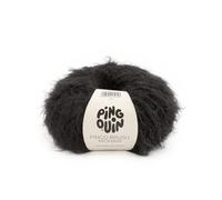 Phildar Pingouin - Pelote de Laine PINGO Brush Mohair - Laine à Tricoter - 100% Acrylique - Aiguille n°6 - Couleur Noir