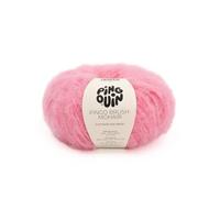 Phildar Pingouin - Pelote de Laine PINGO Brush Mohair - Laine à Tricoter - 100% Acrylique - Aiguille n°6 - Couleur Rose Candy