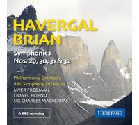 Philharmonia & BBC Symphony Orchestra – Havergal Brian : Symphonies nos. 29–32 – Importé