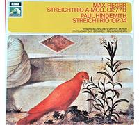 Philharmonische Solisten Berlin (Mitglieder der Berliner Philharmoniker) - Reger: Streichtrio a-moll op. 77B / Hindemith: Streichtrio op. 34 [Vinyl LP] [Schallplatte]