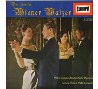 PHILHARMONISCHES STAATSORCHESTER HAMBURG Leitung: Richard Müller-Lampertz - PHILHARMONISCHES STAATSORCHESTER HAMBURG Leitung: Richard Müller-Lampertz / Die schönsten Wiener Walzer / / Bildhülle mit ORIGINAL WERBE-Innenhülle / Cover ist noch fast vollständig von Verkaufsfolie umhüllt / EUROPA # E 141 / Deutsche Pressung / 12" Vinyl Langspiel Schallplatte