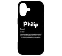 Philip Definition Personalized Name Custom Costume for Phil Coque pour iPhone 17