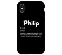 Philip Definition Personalized Name Custom Costume for Phil Coque pour iPhone X/XS