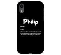 Philip Definition Personalized Name Custom Costume for Phil Coque pour iPhone XR