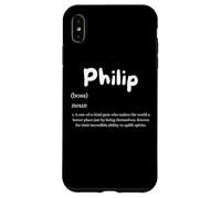 Philip Definition Personalized Name Custom Costume for Phil Coque pour iPhone XS Max