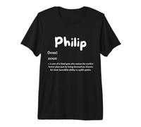 Philip Definition Personalized Name Custom Costume for Phil T-Shirt Haut de Gamme
