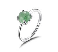 Philip Jones Bague Ajustable Aventurine Verte