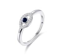 Philip Jones Bague mauvais œil créée avec des cristaux Zircondia®